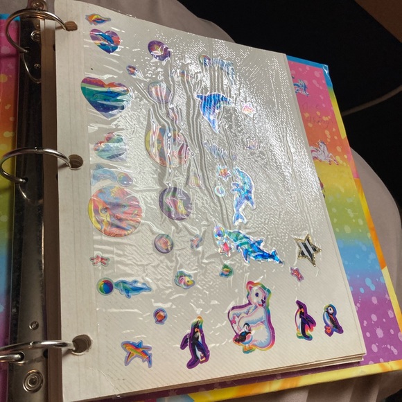 Vintage 90s Lisa Frank sticker binder - Picture 2 of 8